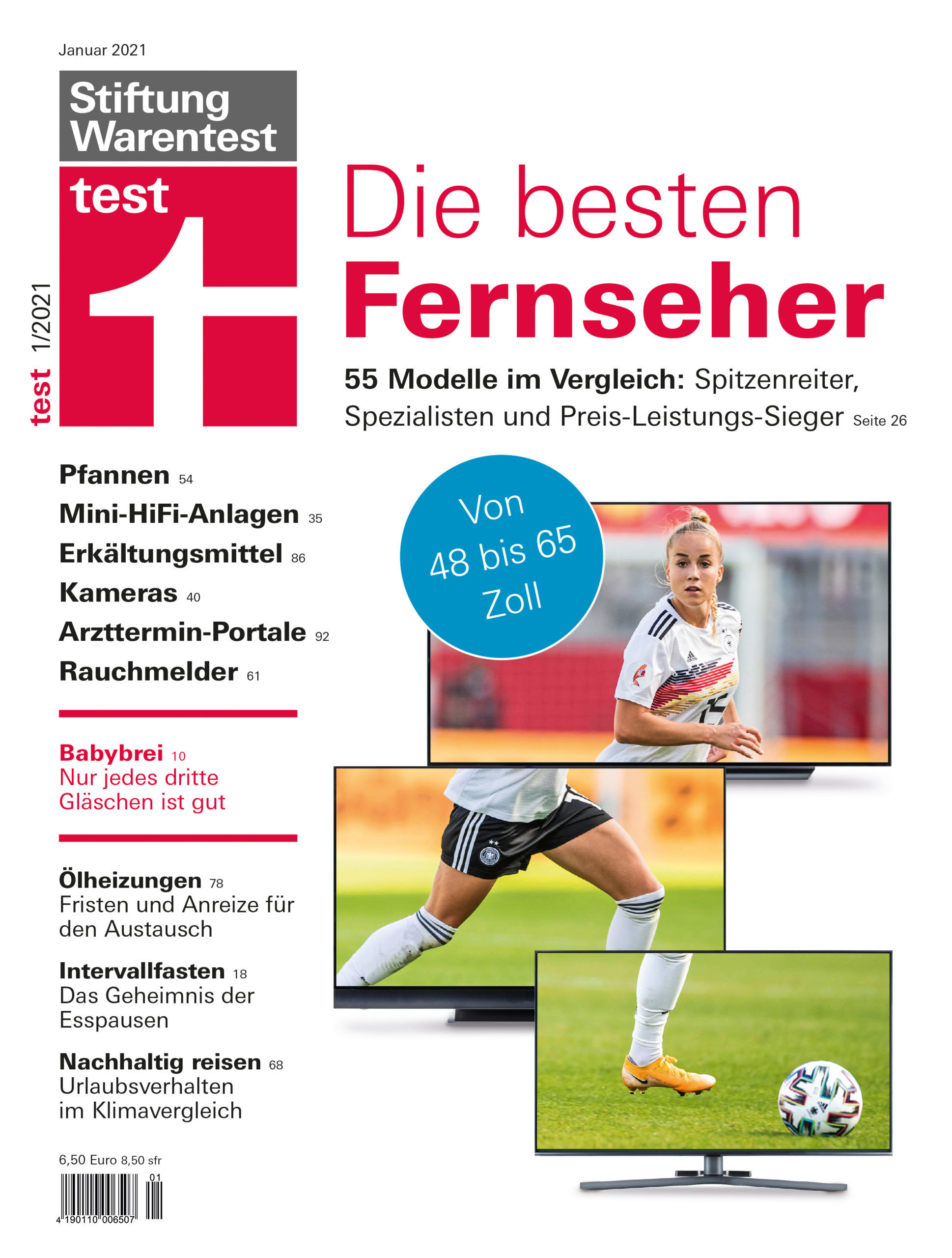 Januar-Ausgabe © Stiftung Warentest