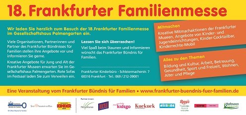Frankfurter Familienmesse Kinderbüro